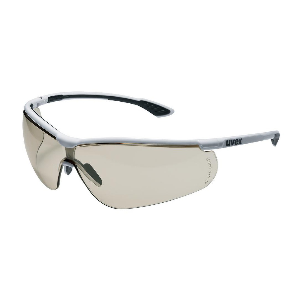 Gafas de protección uvex sportstyle muy ligeras con ocular CBR65 que filtra la luz azul y los rayos UV, ideal para condiciones de iluminación cambiantes