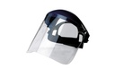 Pantalla facial completa BOLLÉ BL20PI visor policarbonato abatible, ajuste con rueda, banda antisudor de toalla.
