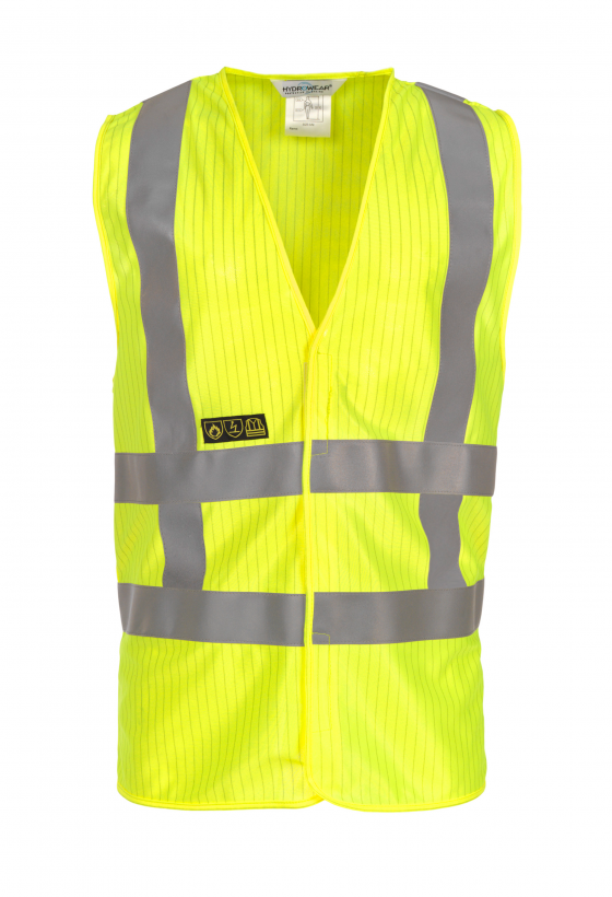 Chaleco alta visibilidad retardante de la llama y antiestático Hydrowear Mably