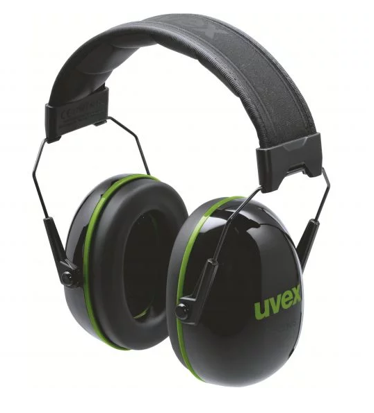 [2630010] Orejeras Uvex K10 plegables, con diadema acolchada y almohadillas de sellado de espuma viscoelástica, SNR 30 dB, 185 gr.